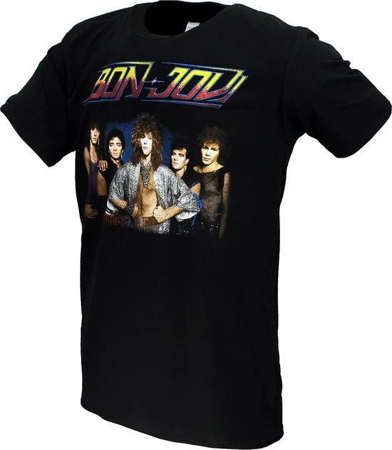 POPMERCH Bon Jovi Official 1984 Tour T-Shirt - Officiële Merchandise 2 POPMERCH Bon Jovi Official 1984 Tour T-Shirt - Officiële Merchandise - Afbeelding 2