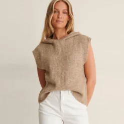 Na-kd Knitted Hoodie Dames Vest - Maat Large 12 Na-kd Knitted Hoodie Dames Vest - Maat Large -Dameskleding Verkoop 550x635 1