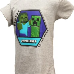 POPMERCH Minecraft Beware Of The Dark Kids T-Shirt - Officiële Merchandise -Dameskleding Verkoop 550x647 3