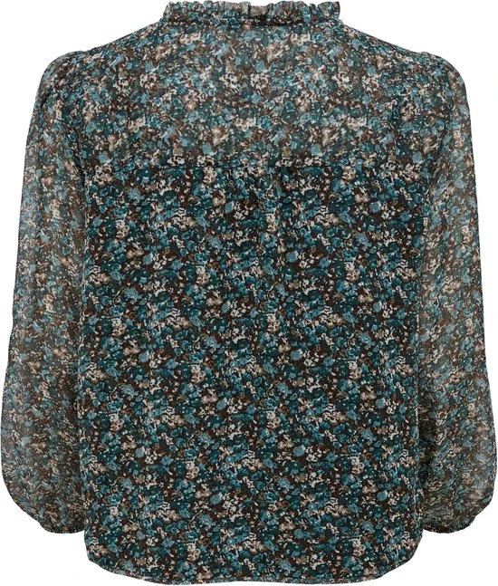 Only Blouse Onlditsy L/s Blouse Wvn Noos 15229700 Balsam Green/fall Ditsy Dames Maat - L 3 Only Blouse Onlditsy L/s Blouse Wvn Noos 15229700 Balsam Green/fall Ditsy Dames Maat - L - Afbeelding 3