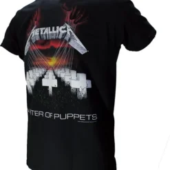 POPMERCH Metallica Master Of Puppets Band T-Shirt Zwart - Officiële Merchandise -Dameskleding Verkoop 550x647 6