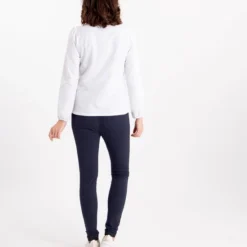 Blauwe Broek/Pantalon Van Je M'appelle - Dames - Travelstof - Maat S - 10 Maten Beschikbaar -Dameskleding Verkoop 550x650 1