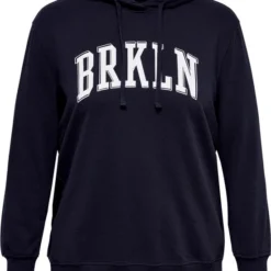 ONLY CARMAKOMA CARLINO LS HOODIE PRINT JRS Dames Trui - Maat L/52