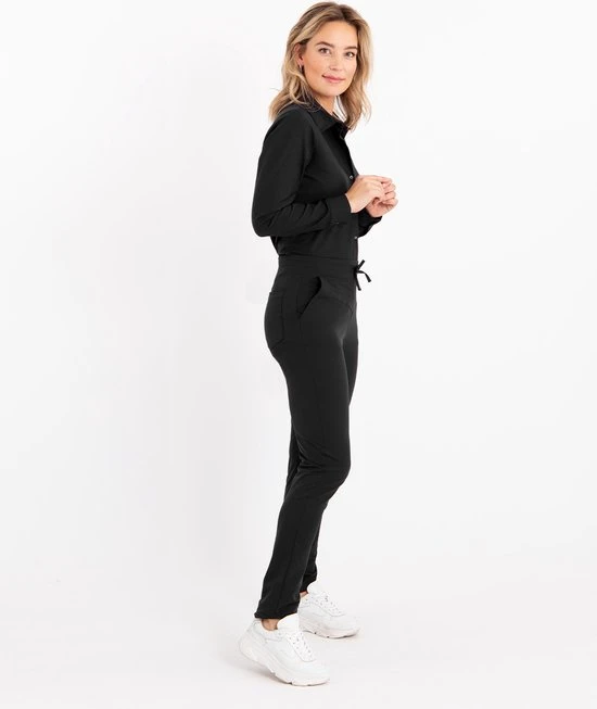 Zwarte Broek/Pantalon Van Je M'appelle - Dames - Travelstof - Maat XL - 9 Maten Beschikbaar 8 Zwarte Broek/Pantalon Van Je M'appelle - Dames - Travelstof - Maat XL - 9 Maten Beschikbaar - Afbeelding 8