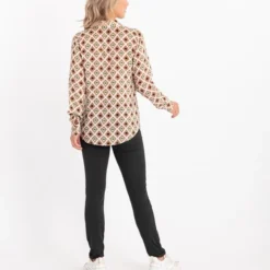Beige Blouse Van Je M'appelle - Dames - Maat 2XL - 1 Maat Beschikbaar -Dameskleding Verkoop 550x653