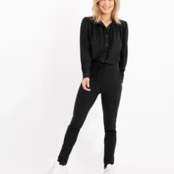 Zwarte Broek/Pantalon Van Je M'appelle - Dames - Travelstof - Maat XL - 9 Maten Beschikbaar 19 Zwarte Broek/Pantalon Van Je M'appelle - Dames - Travelstof - Maat XL - 9 Maten Beschikbaar -Dameskleding Verkoop 550x654 3