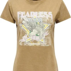 Jacqueline De Yong T-shirt Jdyfarock S/s Print Top Jrs 15201027 Ecru Olive/fearless Dames Maat - M -Dameskleding Verkoop 550x655 2