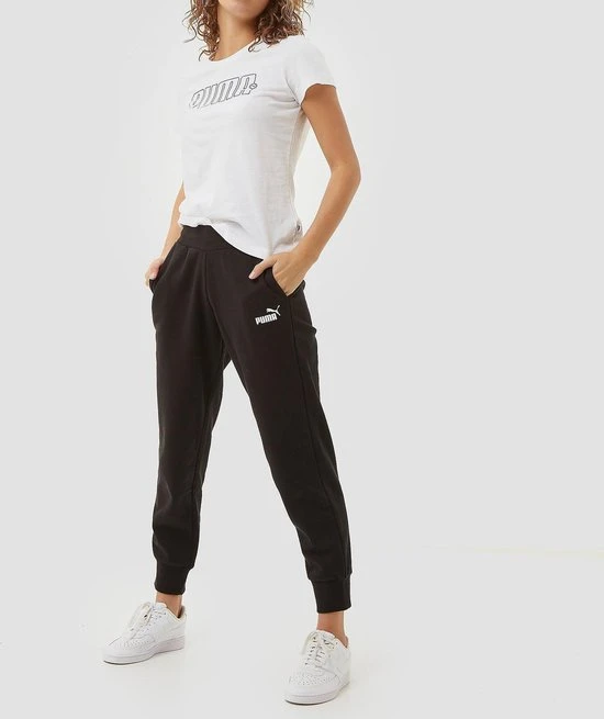 Puma Essential Sweat Fleece Joggingbroek Zwart Dames - Maat XS 3 Puma Essential Sweat Fleece Joggingbroek Zwart Dames - Maat XS - Afbeelding 3