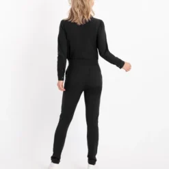 Zwarte Broek/Pantalon Van Je M'appelle - Dames - Travelstof - Maat S - 9 Maten Beschikbaar -Dameskleding Verkoop 550x655 4