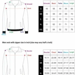 REWAGE Vest Premium Heavy Kwaliteit - Heren - Donkerblauw - XL -Dameskleding Verkoop 550x655 5