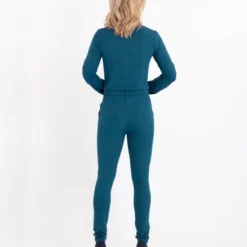 Blauwe Jumpsuit Van Je M'appelle - Dames - Travelstof - Maat L - 3 Maten Beschikbaar -Dameskleding Verkoop 550x657