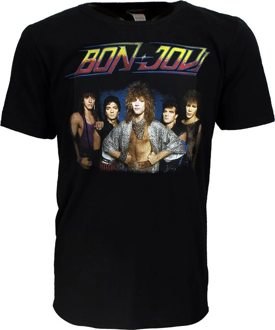 POPMERCH Bon Jovi Official 1984 Tour T-Shirt - Officiële Merchandise 4 POPMERCH Bon Jovi Official 1984 Tour T-Shirt - Officiële Merchandise - Afbeelding 4