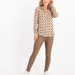 Beige Blouse Van Je M'appelle - Dames - Maat 2XL - 1 Maat Beschikbaar -Dameskleding Verkoop 550x661