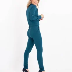 Blauwe Jumpsuit Van Je M'appelle - Dames - Travelstof - Maat L - 3 Maten Beschikbaar -Dameskleding Verkoop 550x662 2