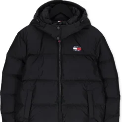 Tommy Jeans - Dames Jas Winter Alaska Puffer Jacket - Zwart - Maat M -Dameskleding Verkoop 550x664 2