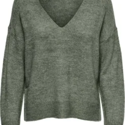 JDY JDYELANORA L/S V-NECK PULLO. KNT NOOS Dames Trui - Maat S