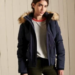 Superdry Dames Everest Bomberjack Met Capuchon -Dameskleding Verkoop 550x670 19