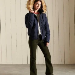 Superdry Dames Everest Bomberjack Met Capuchon -Dameskleding Verkoop 550x670 23