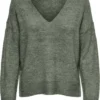 JDY JDYELANORA L/S V-NECK PULLO. KNT NOOS Dames Trui - Maat L