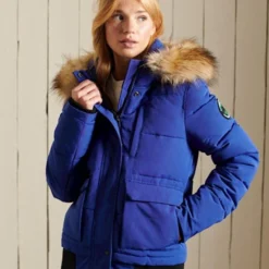 Superdry Dames Everest Bomberjack Met Capuchon