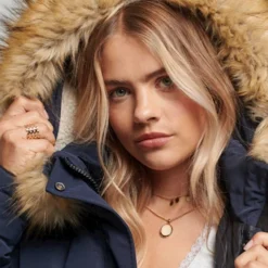 Superdry Dames Everest Bomberjack Met Capuchon -Dameskleding Verkoop 550x671 37