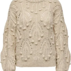 Only Trui Onljane L/s Structure Pullover Knt 15269294 Whitecap Gray/w Melange Dames Maat - M -Dameskleding Verkoop 550x673 4