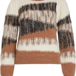 VILA VIYOKO O-NECK L/S KNIT TOP Dames Trui - Maat S -Dameskleding Verkoop 550x675 1