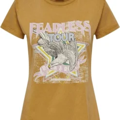 Jacqueline De Yong T-shirt Jdyfarock S/s Print Top Jrs 15201027 Ecru Olive/fearless Dames Maat - M -Dameskleding Verkoop 550x677 3