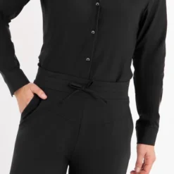 Zwarte Broek/Pantalon Van Je M'appelle - Dames - Travelstof - Maat S - 9 Maten Beschikbaar -Dameskleding Verkoop 550x677 4