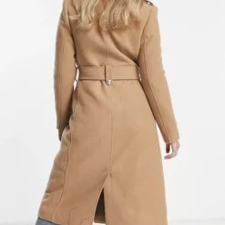 Sam Denim Straight Buttoned And Belted Coat 222-Gaela "Color: Camel","Size: 36" -Dameskleding Verkoop 550x680 1