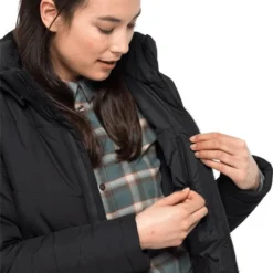 Jack Wolfskin North York Outdoorjas Dames - Black - Maat XS -Dameskleding Verkoop 550x684 8