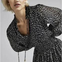 Freebird Jurk Friday C Wv Satin Stripe Pes 22 2 Black Dames Maat - XL -Dameskleding Verkoop 550x684 9