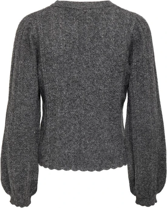 Jacqueline De Yong Trui Jdyspencer Life L/s Structure Pull. 15260262 Dark Grey Melange Dames Maat - L 2 Jacqueline De Yong Trui Jdyspencer Life L/s Structure Pull. 15260262 Dark Grey Melange Dames Maat - L - Afbeelding 2