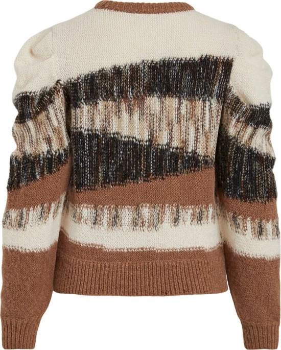 VILA VIYOKO O-NECK L/S KNIT TOP Dames Trui - Maat S 2 VILA VIYOKO O-NECK L/S KNIT TOP Dames Trui - Maat S - Afbeelding 2