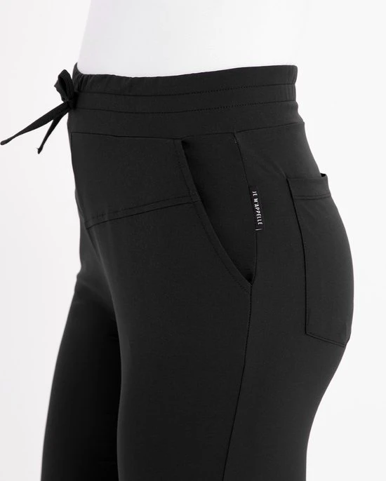 Zwarte Broek/Pantalon Van Je M'appelle - Dames - Travelstof - Maat XL - 9 Maten Beschikbaar 4 Zwarte Broek/Pantalon Van Je M'appelle - Dames - Travelstof - Maat XL - 9 Maten Beschikbaar - Afbeelding 4