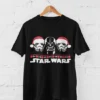 Feel Free Design Star Wars Christmas T-Shirt | Christmas | Movie | 100% Organisch Katoen | Zwart | Maat L