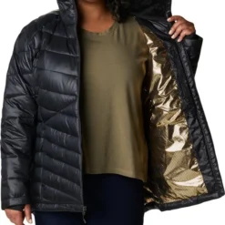 Columbia Joy Peak - Jassen Dames Winter - Outdoorjas - Zwart - Maat XL -Dameskleding Verkoop 550x690 4