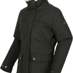 De Regatta Linette Jas - Jas - Dames - Waterdicht - GeÃ¯soleerd - Donkergroen -Dameskleding Verkoop 550x696 8