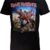 POPMERCH Iron Maiden The Trooper Band T-Shirt Zwart - Officiële Merchandise