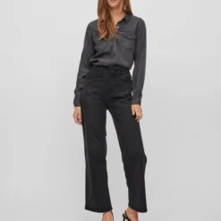 VILA VIBISTA DENIM SHIRT/SU-NOOS Dames Blouse - Maat XL -Dameskleding Verkoop 550x698 12