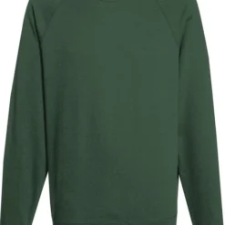 Fruit Of The Loom Sweater Raglan Sweat Ronde Hals Groen Maat L
