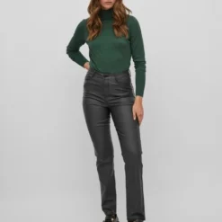 VILA VICOMMIT COATED HW STRAIGHT PANT-NOOS Dames Broek - Maat M -Dameskleding Verkoop 550x701 17