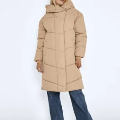 Noisy May NMTALLY L/S LONG JACKET BG NOOS Dames Jas - Maat M -Dameskleding Verkoop 550x703 1