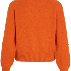 Vila Trui Vituli O-neck L/s Knit Top/su/pb 14075494 Burnt Orange Dames Maat - L -Dameskleding Verkoop 550x704 6