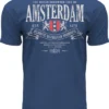 Fox Originals Amsterdam Superior T-shirt Heren & Dames Katoen Denim Maat L