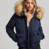 Superdry Dames Everest Bomberjack Met Capuchon