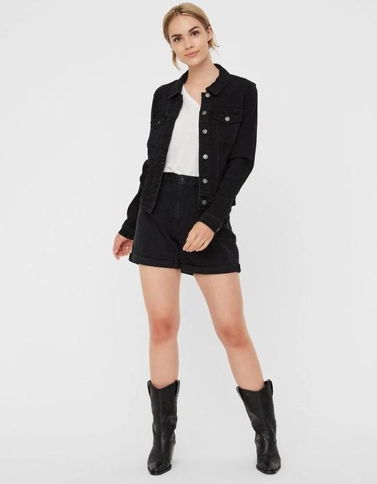 Vero Moda VMHOT SOYA LS DENIM JACKET MIX GA NOOS Dames Jas - Maat M 5 Vero Moda VMHOT SOYA LS DENIM JACKET MIX GA NOOS Dames Jas - Maat M - Afbeelding 5