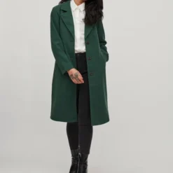 VILA VIPOKO LONG BELT COAT -NOOS Dames Jas - Maat 42 -Dameskleding Verkoop 550x707 5