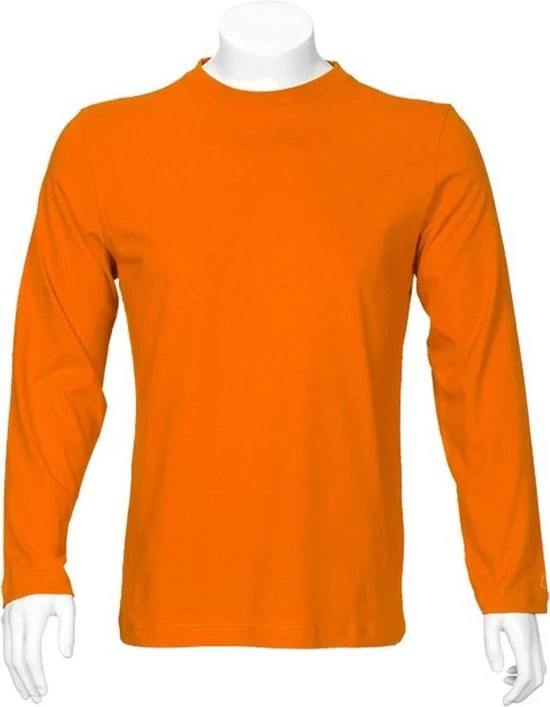 T'RIFFIC® EGO T-shirt Lange Mouw Single Jersey 100% Katoen Oranje Size L 1 T'RIFFIC® EGO T-shirt Lange Mouw Single Jersey 100% Katoen Oranje Size L