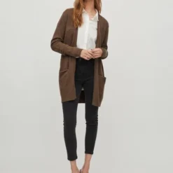 Vila Dames Vest - Bruin - Maat XS -Dameskleding Verkoop 550x710 2